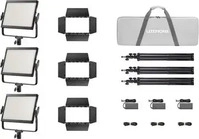 Godox LP1200R-K3 black, Godox 3 x Litemons & Accessories - Kit LP1200R-K3 black