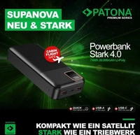 Patona 9417, Patona Premium Powerbank Stark 4.0 PD22.5W 20.000mAh