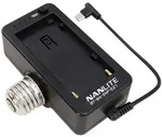 Nanlite Akku-Adapter BT-BA-SNP-E27, mit E27-Fassung f&uuml;r PavoBulb 10C