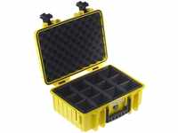 B&W 4000/Y/RPD, B&W outdoor.cases Type 4000 mit variabler Facheinteilung (RPD) gelb