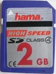 Hama 00055377, Hama SD, Class 4 2 GB