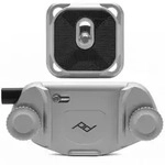 Peak Design Capture Clip V3 mit Arca Wechselplatte silber