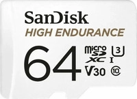 SanDisk SDSQQNR-064G-GN6IA, SanDisk High Endurance microSDXC Karte mit SD-Adapter,