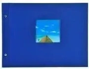 goldbuch 28895, goldbuch Schraubalbum Bella Vista 39x31 40 wei&szlig;e Seiten blau
