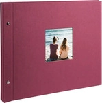goldbuch 28508, goldbuch Schraubalbum Bella Vista 39x31 40 schwarze Seiten fuchsia