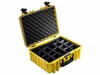 B&W 5000/Y/RPD, B&W outdoor.cases Type 5000 mit variabler Facheinteilung (RPD) gelb