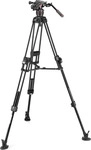Manfrotto MVK608TWINFA, Manfrotto Nitrotech 608 & Alu Fast Doppelrohr-Stativ