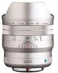 Pentax D FA 21mm f/2.4 ED Limited DC WR HD silber Pentax K Vollformat