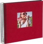 goldbuch 12773, goldbuch Spiralalbum Bella Vista mit Fenster 20x20 40 schwarze Seiten