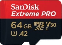 SanDisk SDSQXCU-064G-GN6MA, SanDisk Extreme Pro micro SDXC UHS-I, U3, V30, A2, C10+