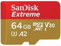 SanDisk SDSQXAH-064G-GN6MA, SanDisk Extreme microSDXC UHS-I, C10, U3, V30, A2 + SD