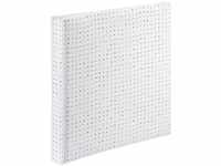 Hama 00007234, Hama Jumbo-Album Graphic, 30x30 cm, 80 weiße Seiten Squares