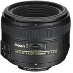 Nikon AF-S Nikkor 50mm f/1,4 G Nikon FX