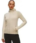 Peak Performance Layer Rider Essentials Zip Hood, creme