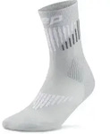 CEP Socken Damen Core Run Merino mid, hellgrau/wei&szlig;