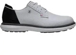 FootJoy Golfschuhe Herren Traditions Blucher, Spikeless, weiss/schwarz/rot
