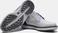 FootJoy Golfschuhe Herren Traditions Blucher, Spikeless, weiss/schwarz/rot male