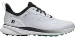 FootJoy Golfschuhe Herren Pro, Spikeless, weiss/schwarz/tuerkis