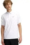 Under Armour Polo Playoff 3.0 Print, weiss/grau