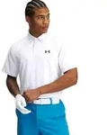 Under Armour Polo T2G Pique, weiss