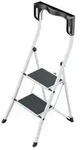 Hailo K75 ComfortLine ergonomische Stahl-Trittleiter 2 Stufen