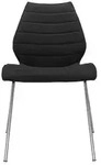 Kartell Maui Soft Stuhl (schwarz, Trevira) schwarz | Trevira