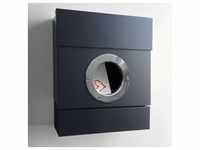 Radius Design Letterman 2 Briefkasten ohne Pfosten | schwarz (RAL 9005) | ohne
