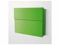 Radius Design Letterman XXL 2 Briefkasten ohne Pfosten | grün (RAL 6018) | ohne