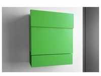 Radius Design Letterman 5 Briefkasten ohne Pfosten | grün (RAL 6018) | ohne...