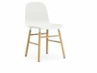 Normann Copenhagen Form Stuhl weiß | Eiche | Kunststoff