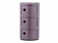 Kartell Componibili 3 Elemente Container violett