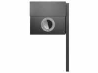 Radius Design Letterman XXL Briefkasten ohne Pfosten | schwarz (RAL 9005) | ohne