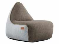 SACKit Cobana Outdoor Lounge Chair braun / weiß