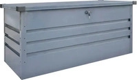 Home Deluxe Metallaufbewahrungsbox MEGABOX XL - 126 x 56 cm 400l Anthrazit