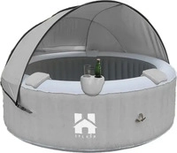 Home Deluxe Outdoor Whirlpool aufblasbar SPLASH inkl. Abdeckung - &Oslash;208 cm 6...