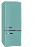 Amica - KGCR 384 150 T - K&uuml;hl-Gefrierkombination - Retro Desing - T&uuml;rkisblau