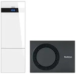 Buderus Luft-Wasser-W&auml;rmepumpe Logaplus M WLW186i-5 AR T180 weiss