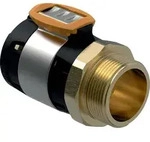 Geberit FlowFit &Uuml;bergang mit Aussengewinde bleifreie Siliziumbronze 63mm-2 1/2"