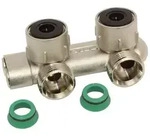 Simplex Umlenkst&uuml;ck E2/50 mit Absperrung f&uuml;r Heizk&ouml;rper 3/4 Zoll AG, Eckform