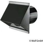 Wolf Wandhaube CWL DN 125 schwarz