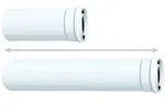 Bertrams LAS Rohrelement innen verstellbar 300 - 500 mm DN 80/125