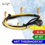 Rohrbegleitheizung Frostschutz-Heizleitung 6 m 60 Watt