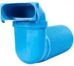 Kermi x-well Anschlusssystem flach Renovierungsanschluss Flachkanal 132 x 52 mm...