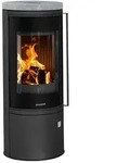 ORANIER Kaminofen Arena 2.0 Korpus Stahl schwarz, Abdeckplatte Speckstein 7 kW