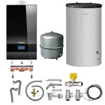 Buderus Gas-Brennwert Logaplus-Paket W42 GB182i.2-20 20kw H-Gas Speicher S120