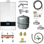 Buderus Gas-Brennwert Logaplus-Paket W42S GB182i.2-20 20kW H-Gas Bedieneinheit...
