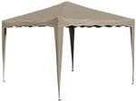 Dema Alu-Metall Gartenpavillon Faltpavillon 3x3m Beige Zelt Pavillon...