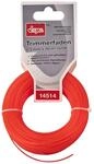 Dema Motorsense Freischneider M&auml;hfaden Trimmerfaden 1,3mm-50m rund Nylon Signalfarbe