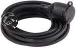 Dema Verl&auml;ngerungskabel 5 Meter H07RN-F 3x1,5mm&sup2; schwarz IP44 75000