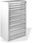 ADB Schubladenschrank RAL7035 Werkzeugschrank 9SL Schrank Schubladen Werkstatt...